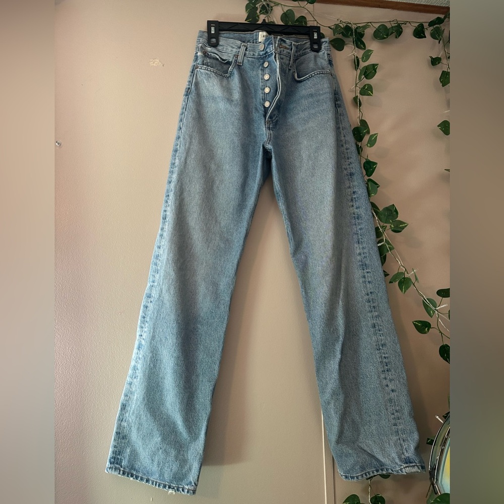 Agolde Light Blue High Rise Women Jeans
